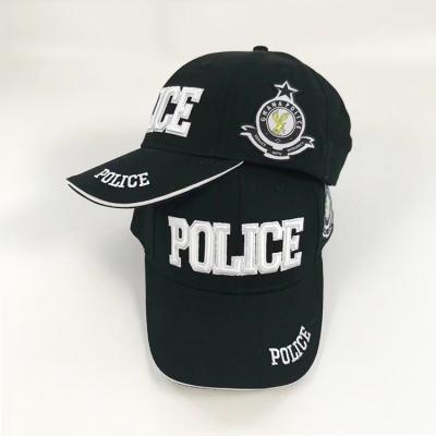 China COMMON Sports Hat High Quality Custom 3D Embroidery Police Baseball Cap for sale