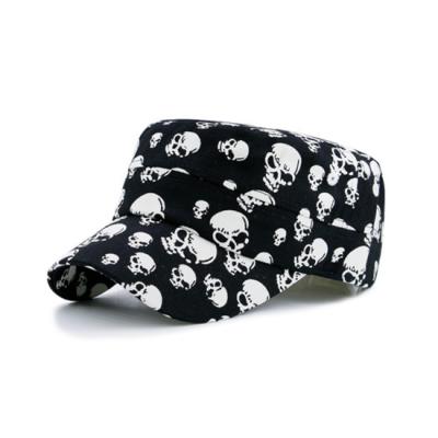 China COMMON skull print full cotton hat military wholesale for sale