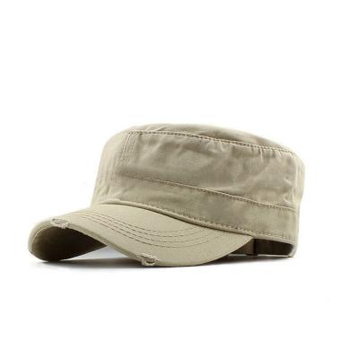 China New Vintage Style White JOINT Sun Visor Hat Wholesale Custom Military Caps Hats Men for sale