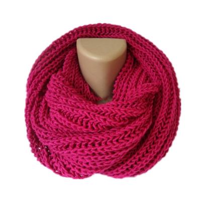 China Fashion Custom High Quality Fashion Clothing Accessories Winter Women Infinity Knit Scarf for sale