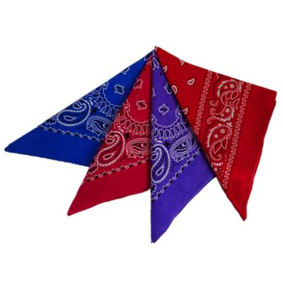 China OEM Customized 100% Cotton Ski Head Paisley Bandana Wholesale Cheap Multi Functional Promotion Gift Multi Colors In Stock for sale