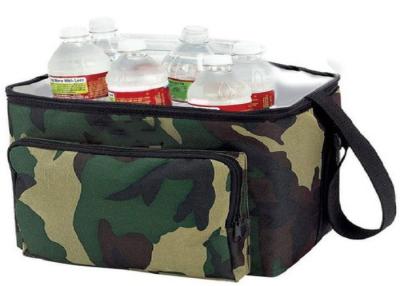 China OEM Design Nylon Material Insulated Wine Cooler Bag Double Deck Cooler Bag for sale