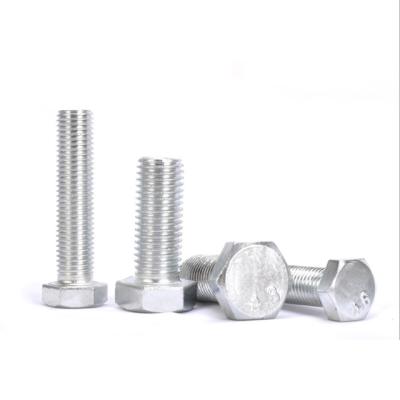 China Factory Direct Selling Hexagon External Hex Bolt Bolt DIN933 Ordinary Galvanized HEX BOLT ZINC Screw Models Various Steel for sale