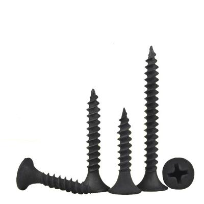 China FINE DRYWALL SCREWS BLACK Flat From High Strength Tapping Bolts Drywall Screws Manufacturers Head All Kinds Of Patterns for sale