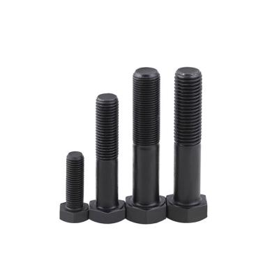 China High Tensile Steel Carbon Steel Black Hexagon Bolts Custom Bolts Quickly Delivery for sale