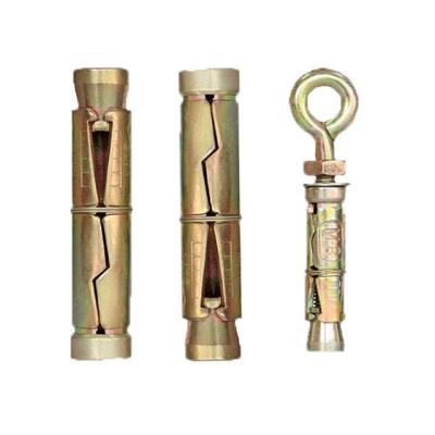 China Hot Sale Galvanized Carbon Steel 3pcs Eye Bolt Expansion Sleeve Anchor Small Price for sale