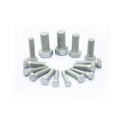 China China Steel Factory Hot Dip Galvanized Hex Bolt And Nut Custom Diameters for sale