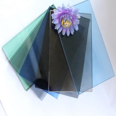 China Chinese Supplier Hot Sale Gray Bronze Building Wall Window Minimalist Chinese Supplier Green Stained Float Glass for sale