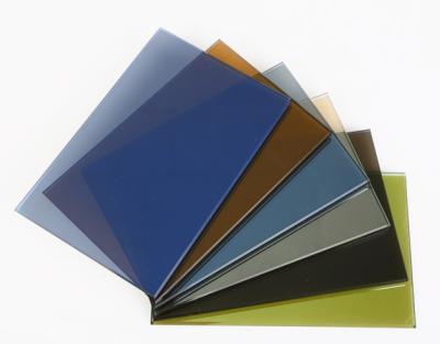 China 2021 Hot Selling Industrial 3.6mm 4mm 4.6mm 5mm Green Gray Bronze Blue Float Building Tinted Glass for sale