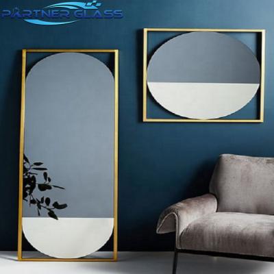 China Factory Price Furniture Beauty Dressing Floor Wall Minimalist European Style Integral Mirror for sale