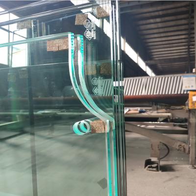 China Modern Glass Factory 8mm 10mm 12mm Flat Curved Wall Roof RailingTempered Building Glass Sheet for sale