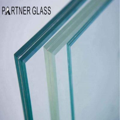 China Industrial 8.3 mm 10.3 mm Shatter Proof Security Door Sound Roof Railling Tempered Laminated Glass for sale