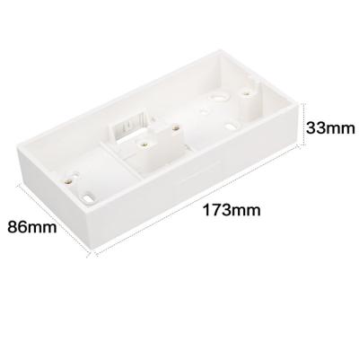 China Manufacturers Custom Injection Non-Standard Plastic Molding Customized Parts Switch Socket Electrical Switch Box Front Film for sale