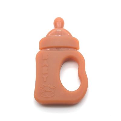 China 100%food Grade Silicone Teether Eco Friendly Food Grade Silicone Baby Teether Easy To Hold for sale