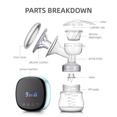 China CE BPA Hygiene Safety Double Side Use Breast Pump Free Bilateral Breast Pump Electric Silent Breast Pump Lactation for sale