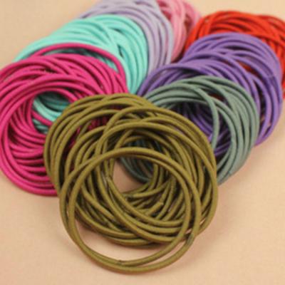 China Wholesale Women Girls Fashion Audited Factory Fashion Basic Hair Accessories Thin Elastic Hair Ties Elastic Hair Band for sale