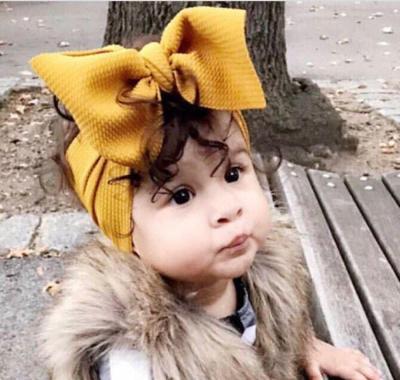 China Newborn Elastic Bow Knot Hair Band Hair Accessories Vintage Fashion Children's Baby Children's Flower Main Wholesale for sale