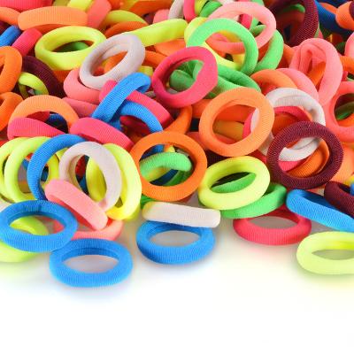 China Wholesale 2 Yuan Store Children Color Fashion Rubber Bands Seamless Elastic Hair Rope Buckle for sale