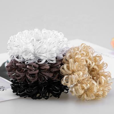 China Soft And Sensitive Non Shedding Hair Ring Hair Accessories Korean Fashion Hot Selling Towel Ring for sale