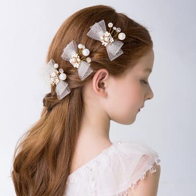 China Fashion Kids Hair Bands Crown Bridesmaid Princess Dress Accessories Wedding Sweet Birthday Performance Headdress Wholesale for sale