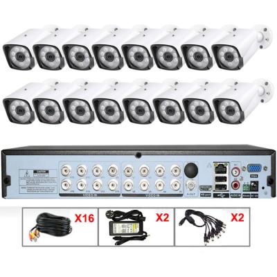 China CCTV Camera Kit With Security System Standalone CCTV Products Waterproof / 2.0MP HD 16 Channel Dvr Waterproof Kit for sale