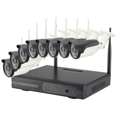 China Hot Sales HD 720P Night Version IP Wifi CCTV Camera 8channel NVR KIT Security Outdoor Waterproof CCTV Camera System for sale