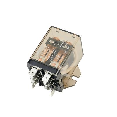 China Sealed Clamp Housing Mount 40A Switching Current Double Pole Electromagnetic Relay for sale