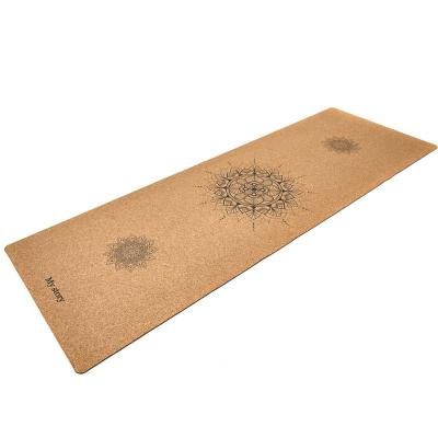 China Eco - Friendly Organic Yoga Exercises Cork And Natural Rubber Mat For Earth And Health Yoga Mat for sale