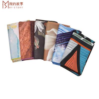 China Yoga Exercises Wholesale Custom Print Quick Dry Microfiber Yoga Towel for sale