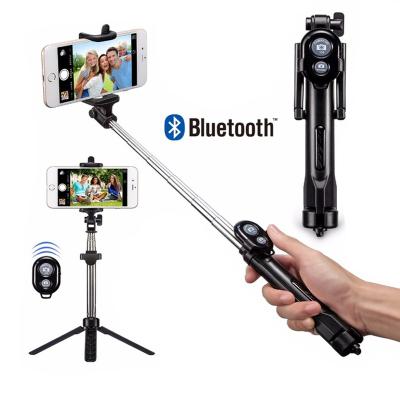 China Bluetooth Selfie Stick China Manufacturer BT Tripod Selfie Stick Monopod With Remote For Camera And Smartphone for sale