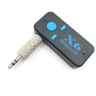 China AUX stereo receiver. FM Transmitter Car Kit 3.5mm Jack Audio Plug Wireless BT Music Transmitter for sale