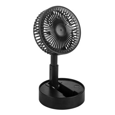 China Mini USB Portable Charger Fans Size Retractable Folding Folding Desktop Fan for sale