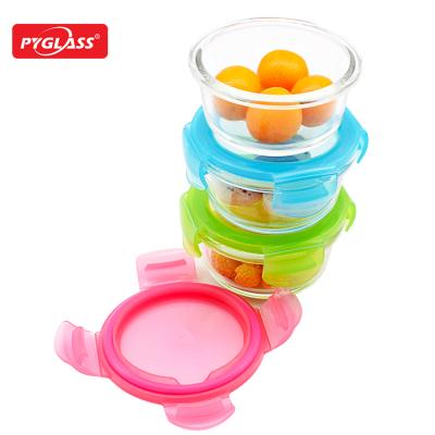 China Sustainable Glass Baby Food Storage Containers - Set 6 (6 oz) Baby Food Container Glass for sale