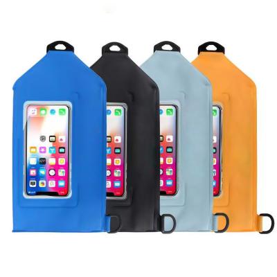 China Multifunctional Water Proof Outdoor Sports PVC Cell Phone Waterproof Recycling Bag With Lanyard for sale