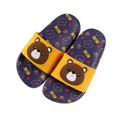 China Raincoat Made in China Toddler Child Slippers China Thick Soft Bottom Cute Bear Slippers Indoor Outdoor Non-Slip Slippers Cartoon for sale