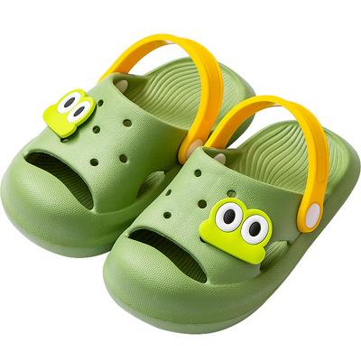 China Other Child's Shoes 2021 Trend New Design Children's Cartoon Animal Slippers Garden Casual Breathable Shoes for sale