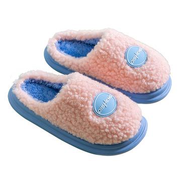 China Hot Made In China Plush Soft Thick Bottom Slippers For Men And Women EVA Slides Slippers Colorful Non Slip Indoor for sale