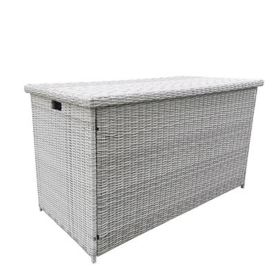 China Viable Multifunctional Outdoor Large Capacity Garden Storage Box Rattan Platform Box Suitable For Storing A Variety Of Things for sale