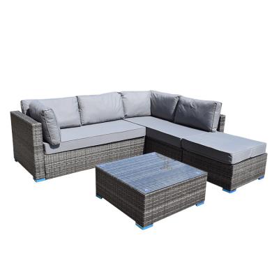 China Eco-freindly High Quality Outdoor Rattan Garden Rattan Furniture Sofa Patio Furniture Garden Set for sale