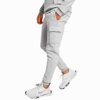 China Anti-Wrinkle Wholesale OEM Fashion Trackpants White Coveralls Custom Jogging Pants Printing Fleece Nudity Sweat Tracker Men's Singles for sale