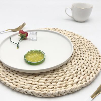 China HOT SALE Factory Wholesale Natural Woven Round PP Woven Table Mats Washable Dish Placemats from Factory Viable for sale