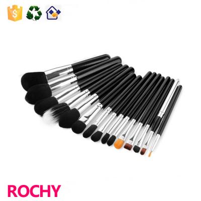 China Fan Brush 15 Pcs Private Label Cosmetic Brush Synthetic Hair for sale