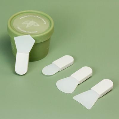 China Mask Brush White Color Silicone Mini Mask Brush For DIY Custom Mask for sale