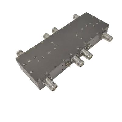 China 6dB Bridge Hybrid Coupler for 5G 698-4000MHz with 4in 4out 4.3-10 Female for sale