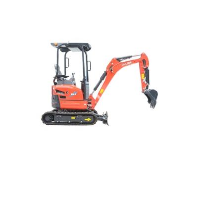 China Chinese mini small 2 ton construction material stores crawler digger excavator 1ton for sale for sale