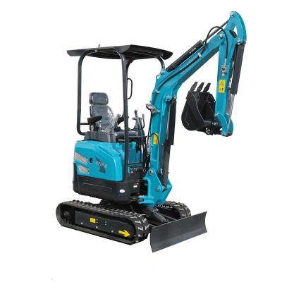 China Building Material Shops 1.5 Ton Mini Track Hydraulic Crawler Excavator Digger For Garden Use for sale