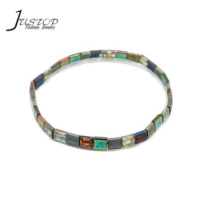 China Wholesale Colorful Women Miyuki Glass Seed Bead Fashion Environmentally Friendly Bracelet for sale