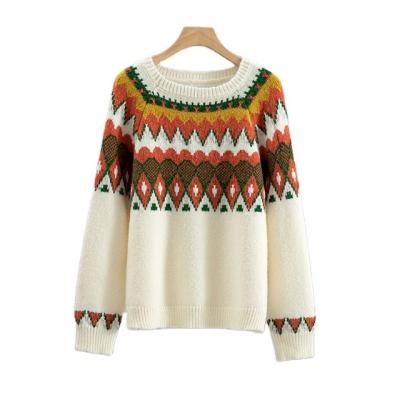 China Anti-wrinkle lady sweater for winter sweet style  wool  nylon Anti-pilling in stock for sale