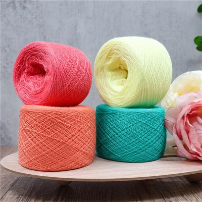 China Anti-Static 100%polyester 32S regeneration like  cotton recycle knitting polyester yarn for sale