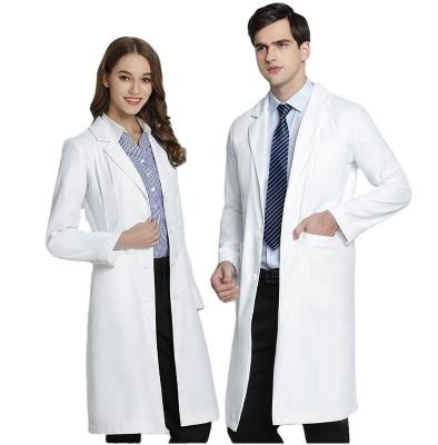 China HOT Selling Lab Uniforms Doctor Hospital Nurse Elegant Comfortable Medical Hospital Uniform White Coat for sale